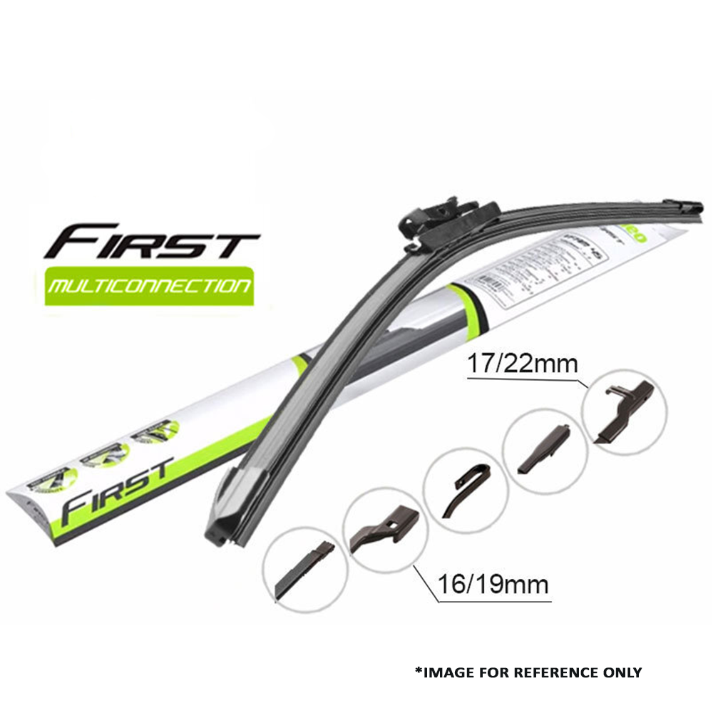 Flat-type Multi-connection(Frameless) Wiper Blade (26in) -  Front Right for Toyota Etios, Etios Liva by Valeo ( 1Pcs )