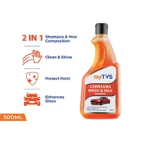 myTVS Car Wash and Wax Shampoo (500ml) for all car makes and models by myTVS